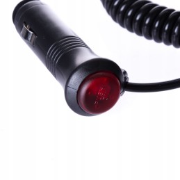 Maitinimo LED įspėjamoji lemputė 12v 24v su magnetu