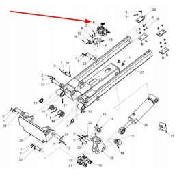 C030497 hidraulinė kelių jungtis