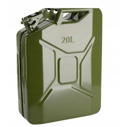 GMP 20l metalinis kanistras kurui, sertifikuota alyva