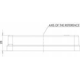 Stačiakampis LED galinis žibintas 12 24v LA400