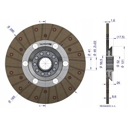 Sankabos disko korpusas fi 280 warynski 3058404r93w
