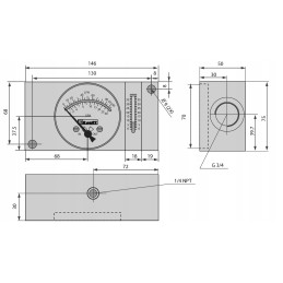 Srauto matuoklis 5 120l 3 4 su termometru