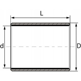 Stumdoma įvorė oe 50 55x50 mm plieninis pom glt lhg zb50