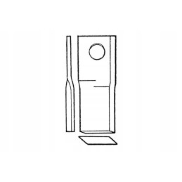 4120114730 rotacinis vejapjovės peilis kairysis 120x48x4