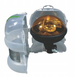 Halogeninė gaidžio blykstės lemputė montuojama ant DIN 23W