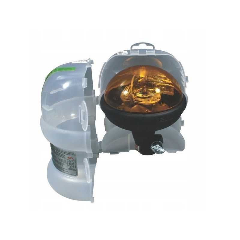 Halogeninė gaidžio blykstės lemputė montuojama ant DIN 23W