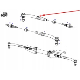 38706061 rutulinė jungtis dešinė m22 x 1 5