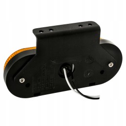 LED markerinė lempa 1224v 120x45mm e9 oranžinė