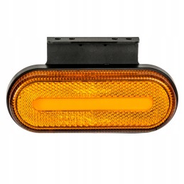 LED markerinė lempa 1224v 120x45mm e9 oranžinė