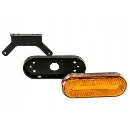 LED markerinė lempa 1224v 120x45mm e9 oranžinė