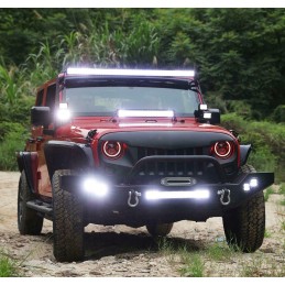 LED skydinė darbo lempa kombinuota LED Osram 80w 43cm