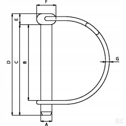 Lp1070kr vamzdinis kaištis 10x60 mm