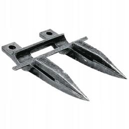 Claas dvigubas durtuvas, sustiprintas