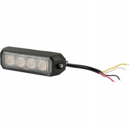 Halogeninė led įspėjamoji lemputė 4 led 12w 12 24v