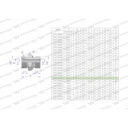 Hidraulinė jungtis bb xge m26x1 5 18l x 3 4
