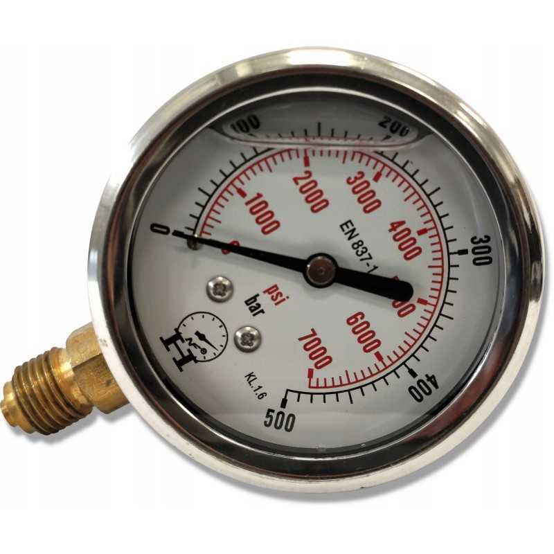 Hidraulinis manometras 0500 barų