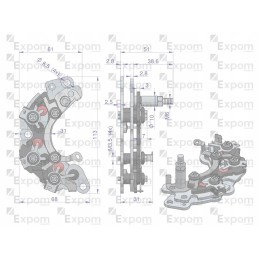 Generatoriaus diodinis lygintuvas mf3 naujo tipo expom k