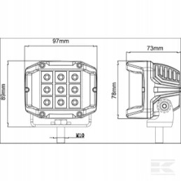 LED darbo lempa LED prožektorius 2850 lm LA10094