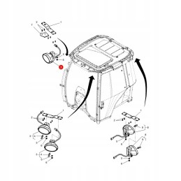 Darbinis lengvas massey ferguson 4381459m91 originalus