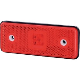 LED markerinė lempa 0 4 0 7w stačiakampė 12 24v birž