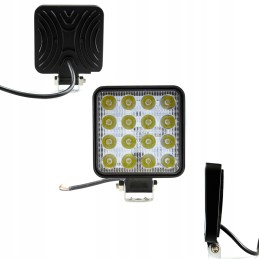 LED halogeninė darbo lempa 48w 60 laipsnių kvadratas