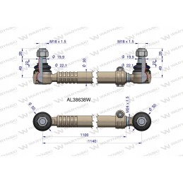 Vairo stovas AL38638W Warynski