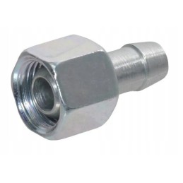 Tiesus prispaudžiamas galas su veržle DIN 2353 M16