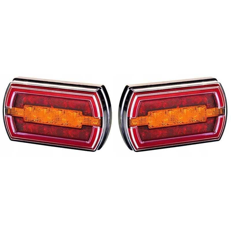 Kombinuotas galinis žibintas, LED priekabos žibintai, pilna
