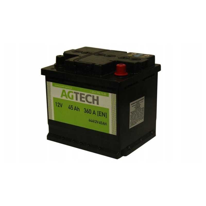 Agtech 12v 45ah smūgiams atspari baterija
