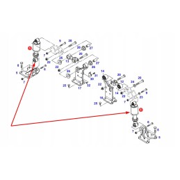 Fendt G718501200100 salono amortizatorius