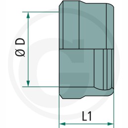 Pjovimo žiedas DSR 30 s fi 30 mm din 3861