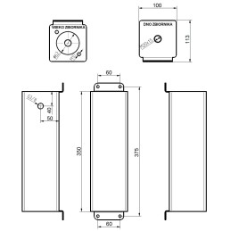Alyvos bakas 3l komplektas 1 41 00 003 hidrolideris