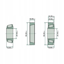 Priekinio rato guolio korpusas 26 98x50 29x10 66mm