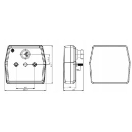 Priekinis žibintas priekinis LED padėties kryptis 12v