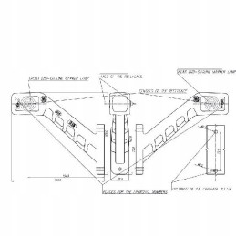 LED priekinis ir galinis gabaritinis 239l kairysis 12 24v