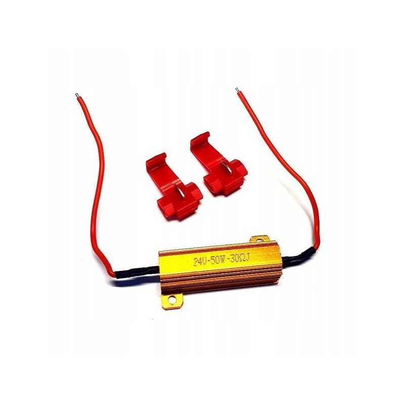 Posūkio signalo rezistorius 24v LED lempoms