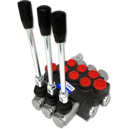 3 sekcijų hidraulinis skirstytuvas, 40l