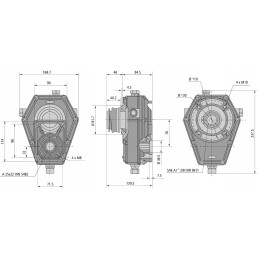 PTO daugiklio siurblio pavara 60004 6 1 3 8