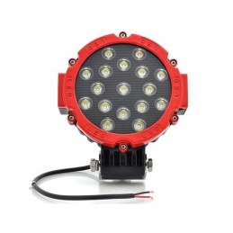Raudona halogeninė darbo lempa 17led 12 24v 3825lm