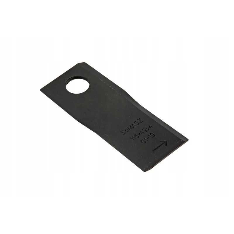 Mino 000 010 nuožulnus peilis l 115 x 49 x 4 12 kairėje