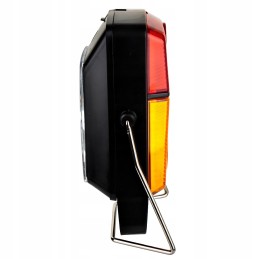 LED avarinis kelio žibintas stovi ant R20 baterijų