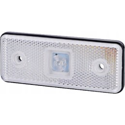 LED markerinė lempa 0 4 0 7w stačiakampė 12 24v balta