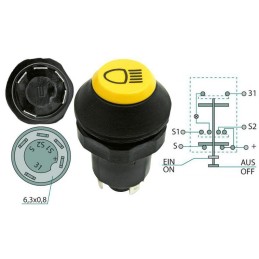 Fendt Deutz Fahr Valmet artimųjų šviesų jungiklis