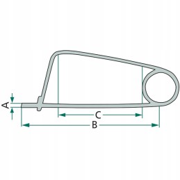 Apsauginis kaištis 4 mm 20023423
