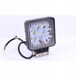 LED darbo lempa 27w 12v 24v 2100lm 9 LED lempa