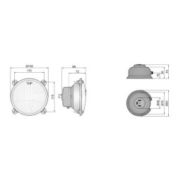 Pagrindinio žibinto lemputė mf 255 ursus 912 ir tt 01778