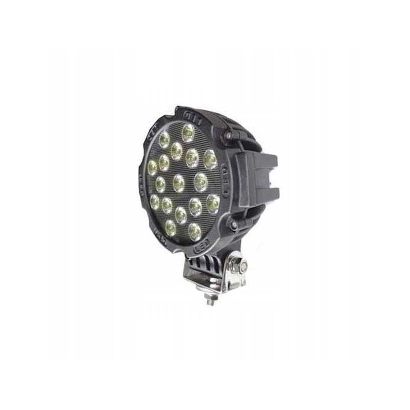 Darbo lempa juoda halogeninė 17led 12 24v 3825lm