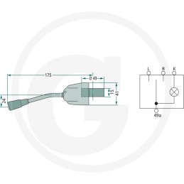 Vairo kolonėlės jungiklis 04319505