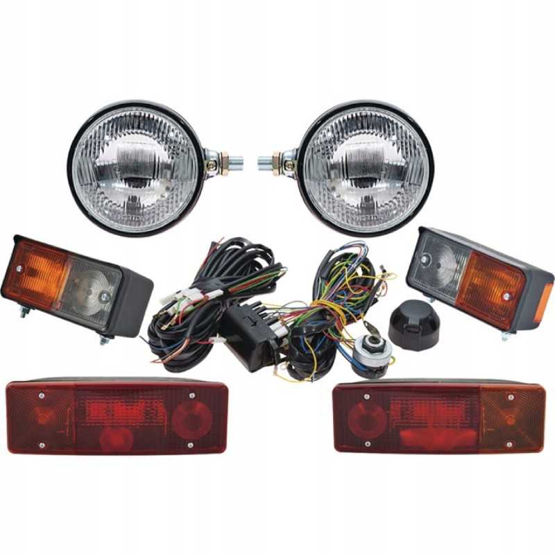 Elektros instaliacija sukomplektuota su C 360 lempomis