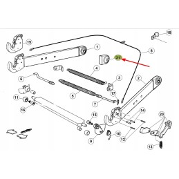 6005030787 kėlimo svirties galas